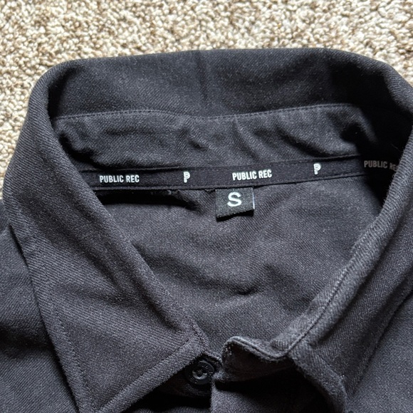 Men's Black Casual Button Down Shirt - Picture 12 of 12